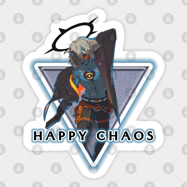 HAPPY CHAOS Sticker by hackercyberattackactivity